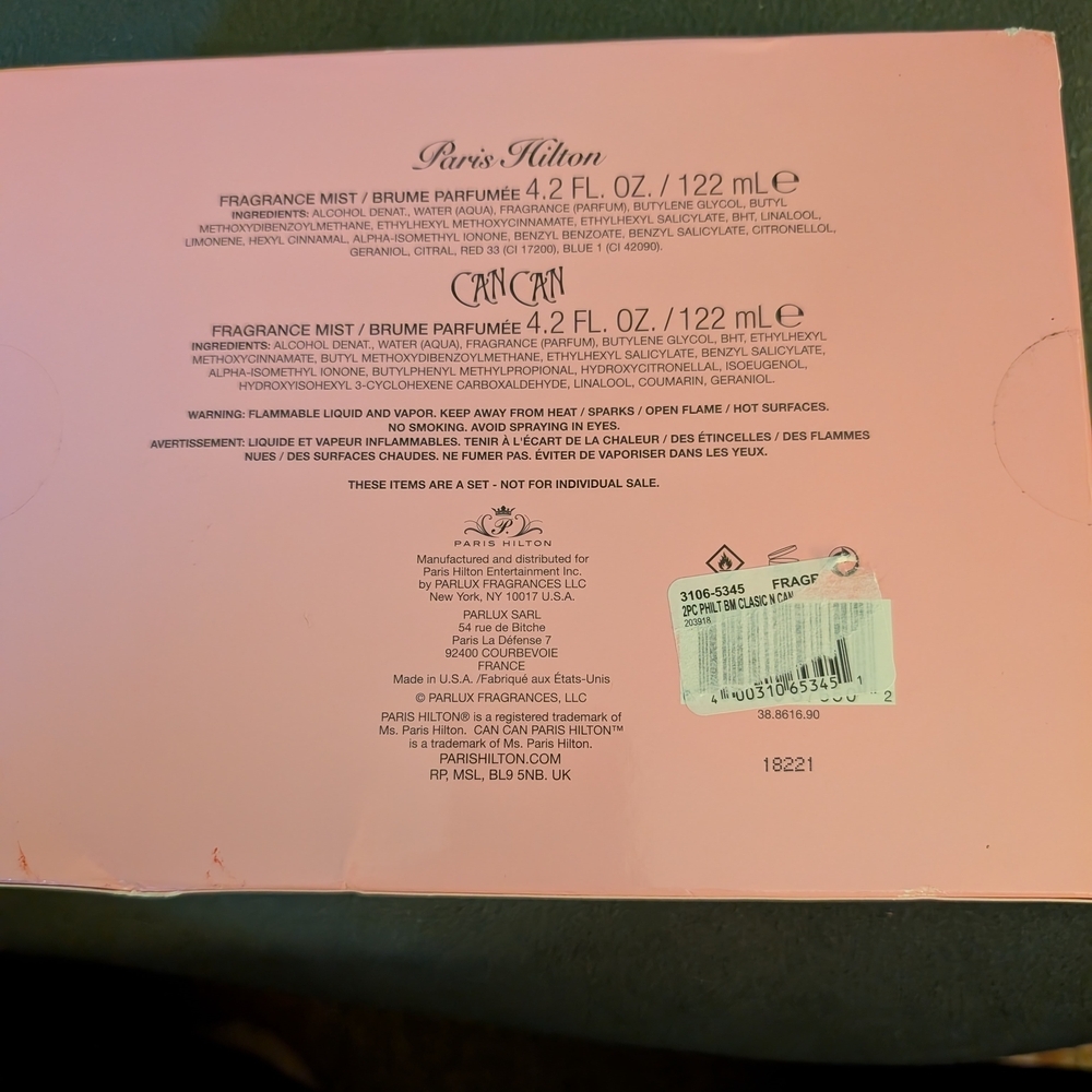 Paris Hilton Can Can Fragrance Mist Duo - Picture 3 of 4